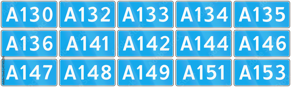 Collection of road shields of Russian federal routes Collection of road shields of Russian federal routes