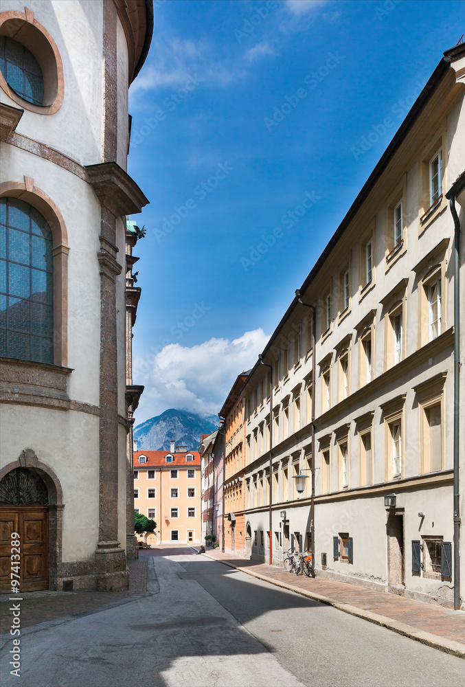 beautiful buildings in Innsbruck