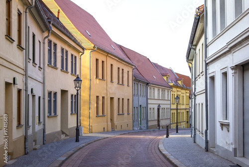 Obraz na płótnie Typical German Small-Town (Kleinstadt) w salonie
