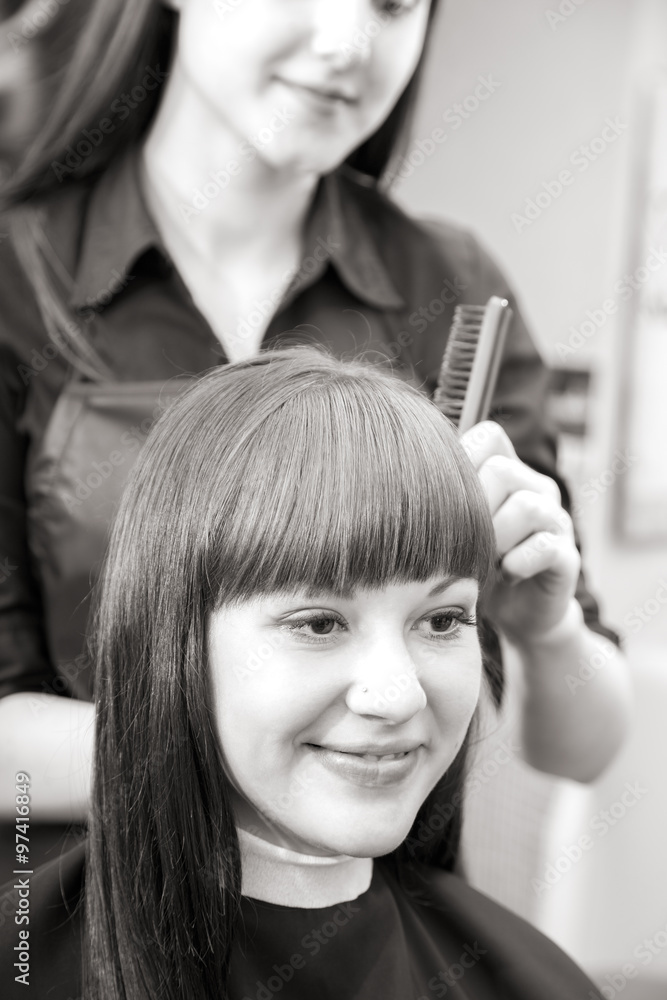 Naklejka premium hairstyle