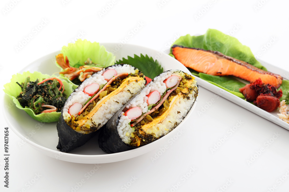 おいしそうな和風朝食 おいしそうな和風朝食
