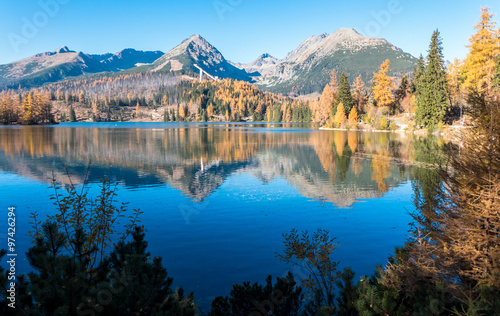 Tarn Strbske pleso at High Tatras  Slovakia