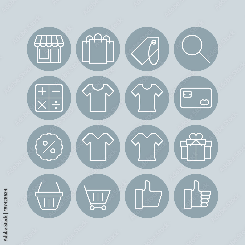 e-commerce icon set e-commerce icon set