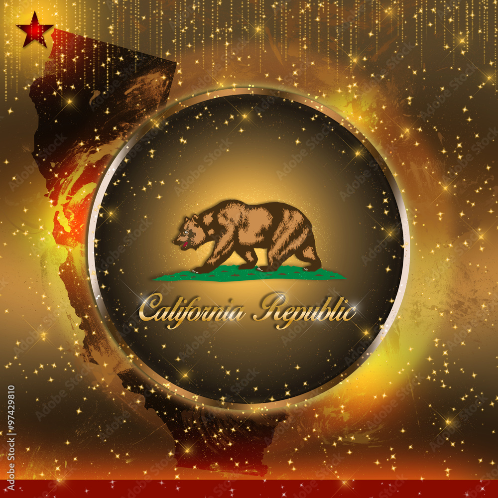 Naklejka premium California Admission Day