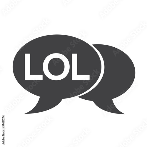 internet acronym chat bubble illustration
