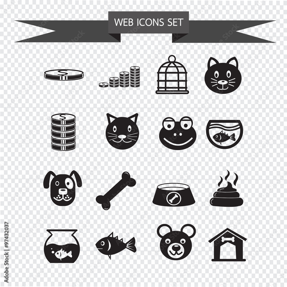 web icons Set illustration
