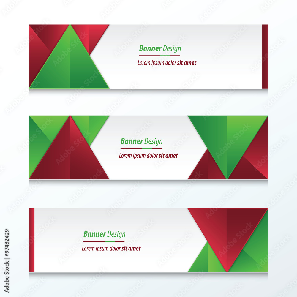 Fototapeta premium abstract banner design, christmas styles