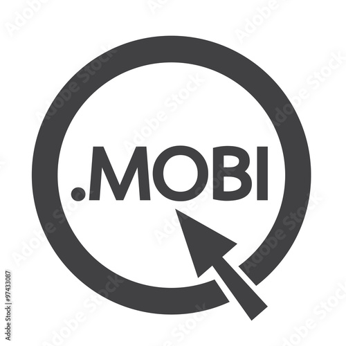 Domain dot mobi sign icon Illustration photo