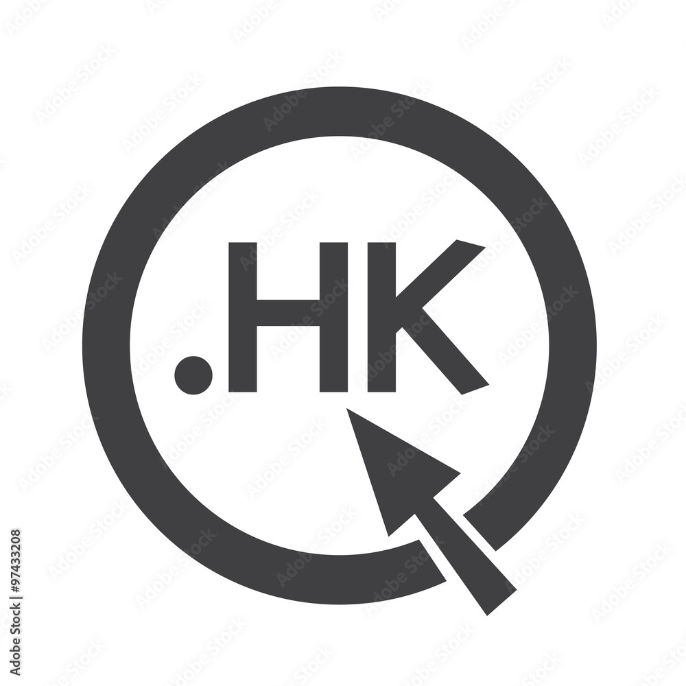 Hong Kong Domain dot HK sign icon Illustration Hong Kong Domain dot HK sign icon Illustration