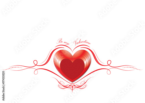 Herz - Happy Valentine - Valentinstag - Freisteller