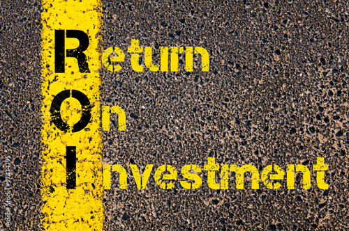 Accounting Business Acronym ROI Return On Investment