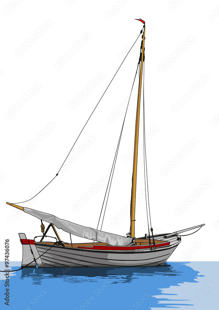 Fototapeta premium sailing boat