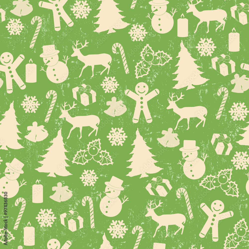 Fototapeta premium Seamless pattern for Christmas