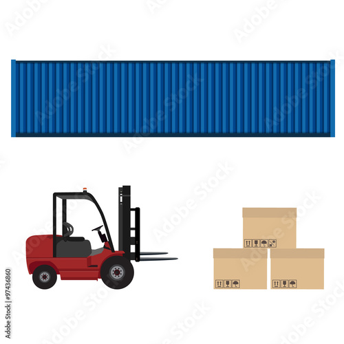 Delivery icon set