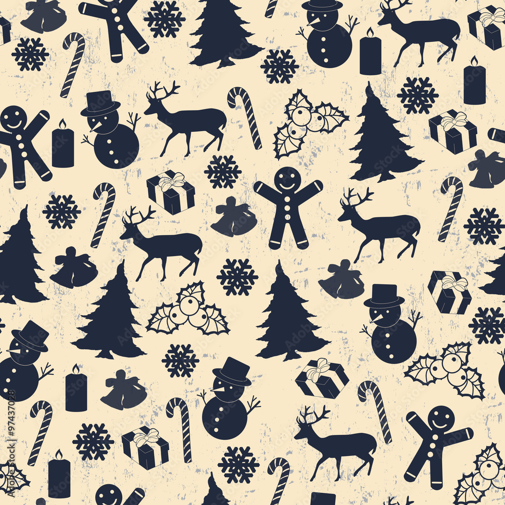 Fototapeta premium Seamless pattern for Christmas