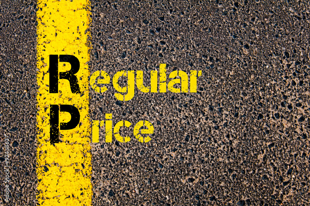 Accounting Business Acronym RP Regular Price Stock Photo | Adobe Stock