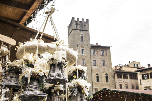natale arezzo mercatini piazza grande  toscana