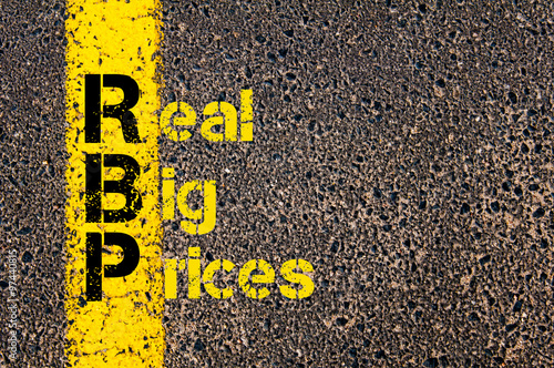 Accounting Business Acronym RBP Real Big Prices photo