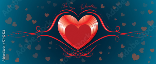 Herz - Happy Valentine - Valentinstag - Freisteller 