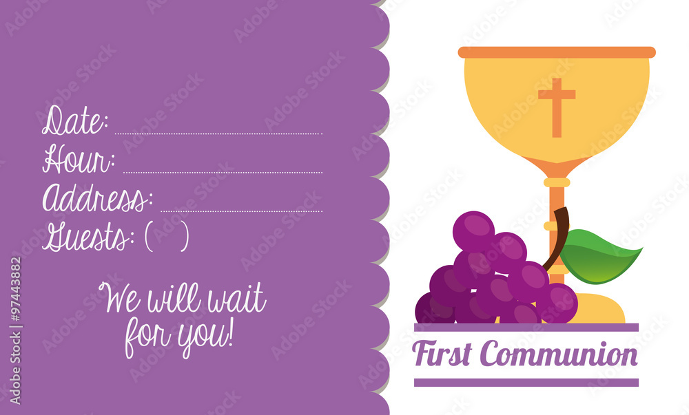 first communion card design first communion card design