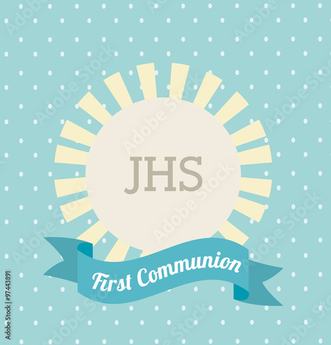 first communion card design 