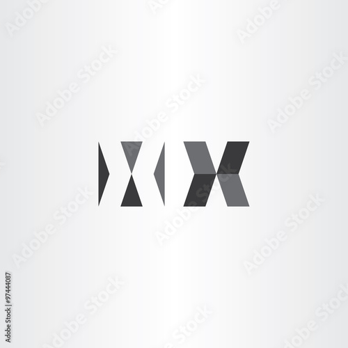 Free Download logotype x letter x sign black vector logo - GFXLoad