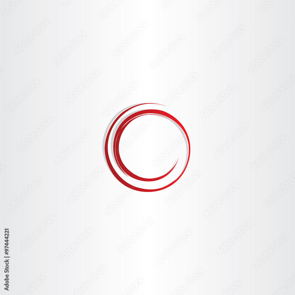 round spiral red circle vector frame round spiral red circle vector frame