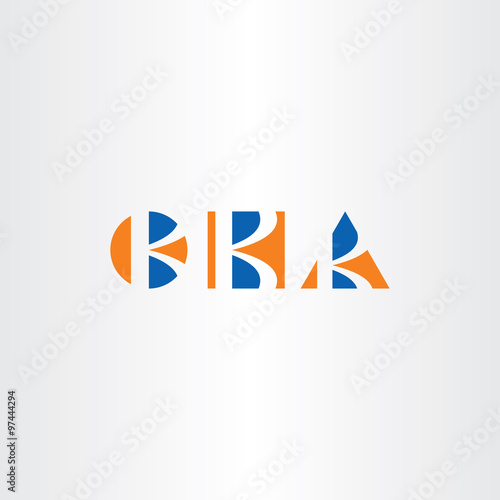 Free Download triangle circle and square letter k logo set - GFXLoad