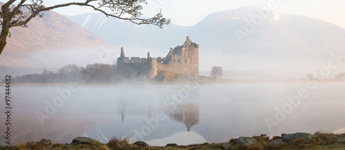 Fotografia, Obraz Kilchurn castle, panorama