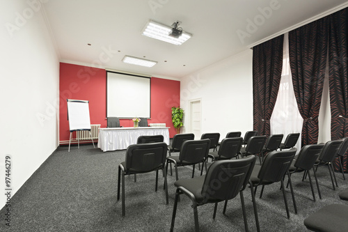 Interior of a conference room