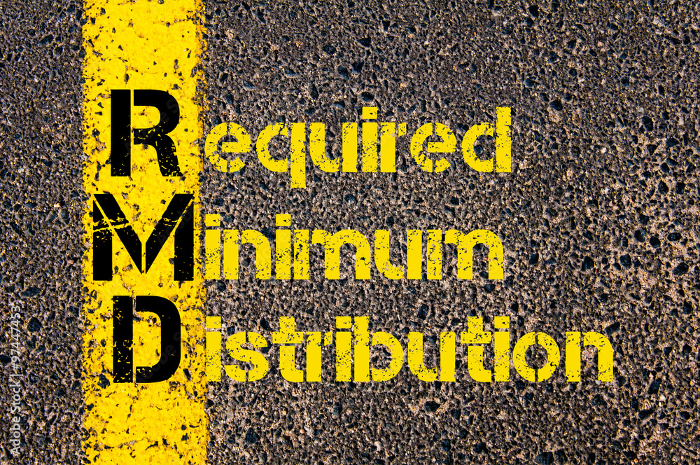 Accounting Business Acronym RMD Required Minimum Distribution