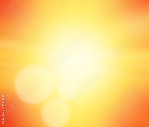 Abstract orange background horizon