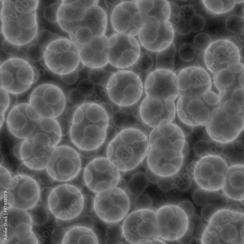 Greyscale seamless pattern of bacteria