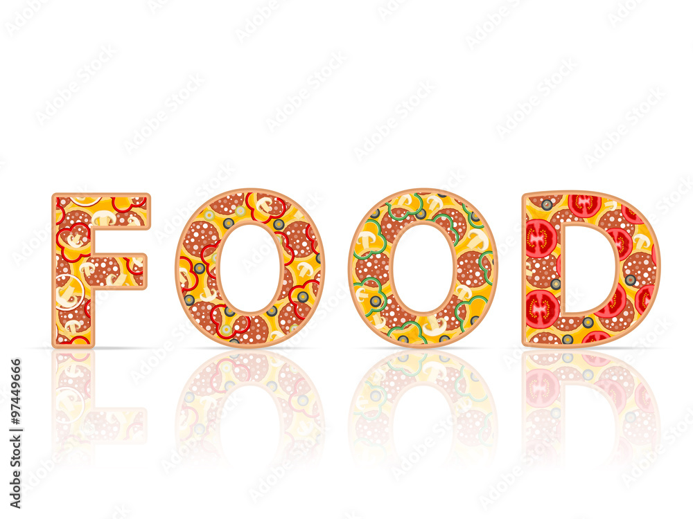 Food pizza text Food pizza text