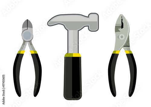 tools - hummer and pliers