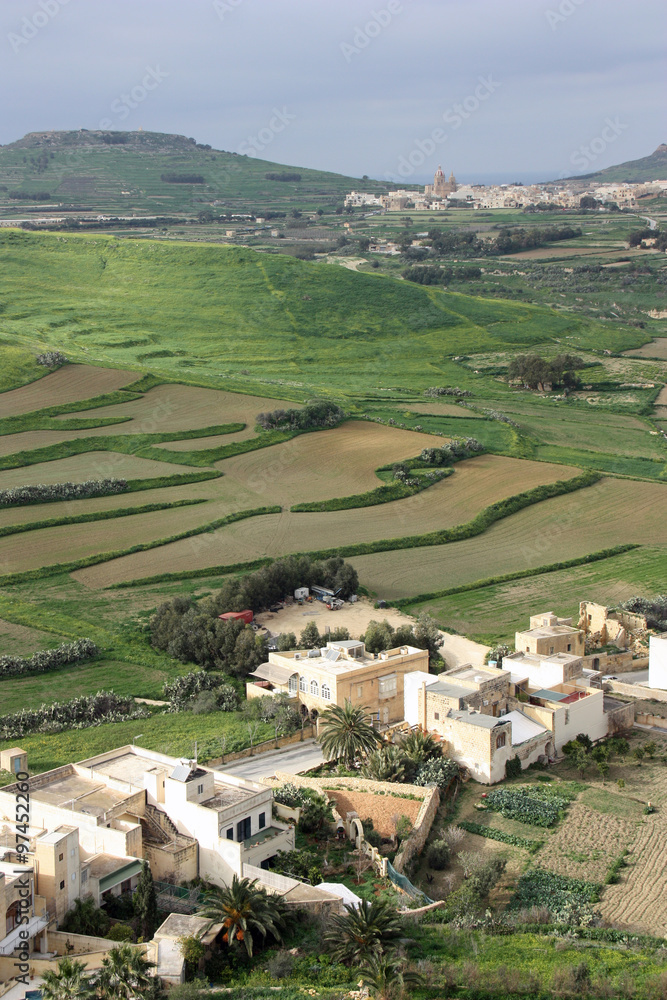Malte, petit village de l'île de Gozo