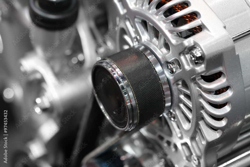 Fototapeta premium part of the car engine