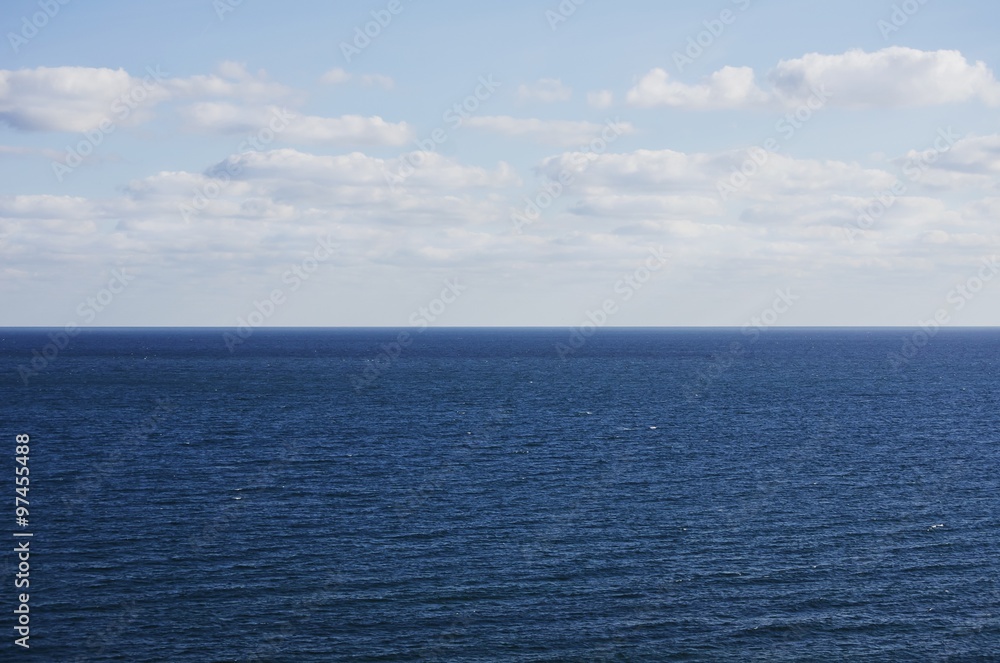 Nature Lines: Blue Sea Horizon