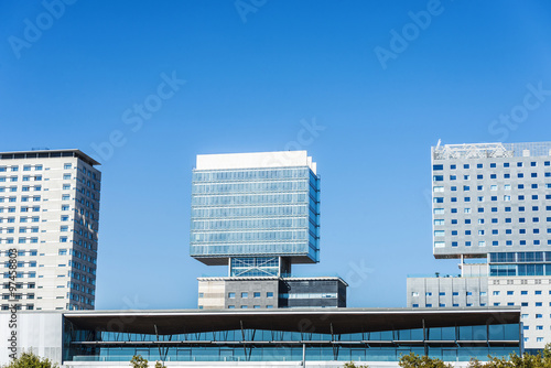 Photography Modern skyscrapers in Barcelona