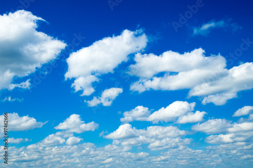  clouds in the blue sky © ZaZa studio