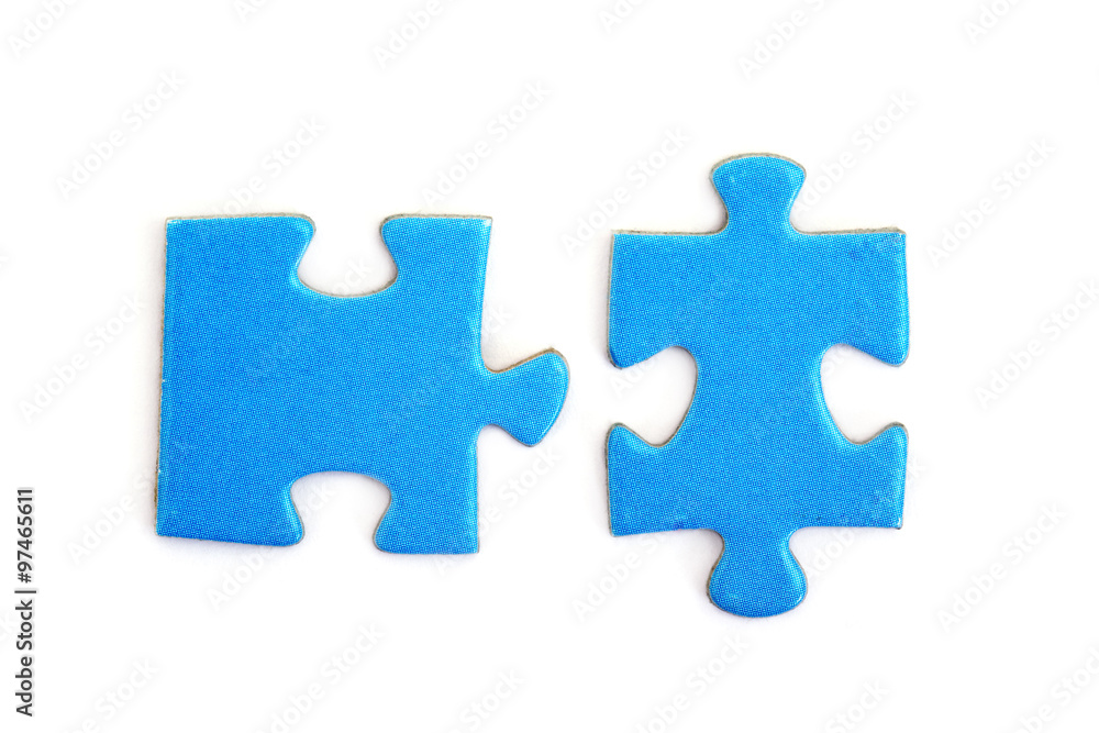 puzzle isolated on white puzzle isolated on white