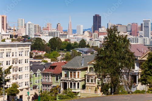 View of San Francisco from Alamo square