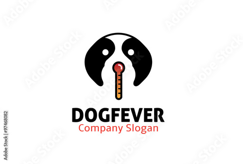 Dog Fever Design Illustration