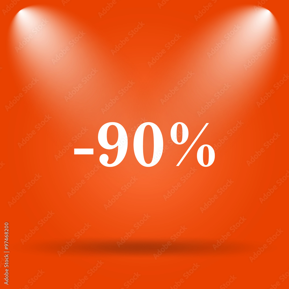 90 percent discount icon 90 percent discount icon