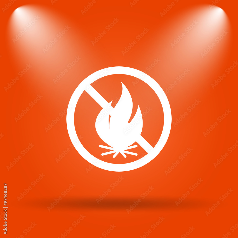 Fire forbidden icon Fire forbidden icon