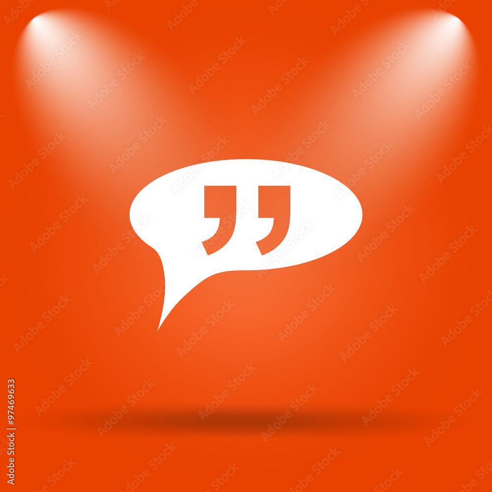 Double quotes icon Double quotes icon