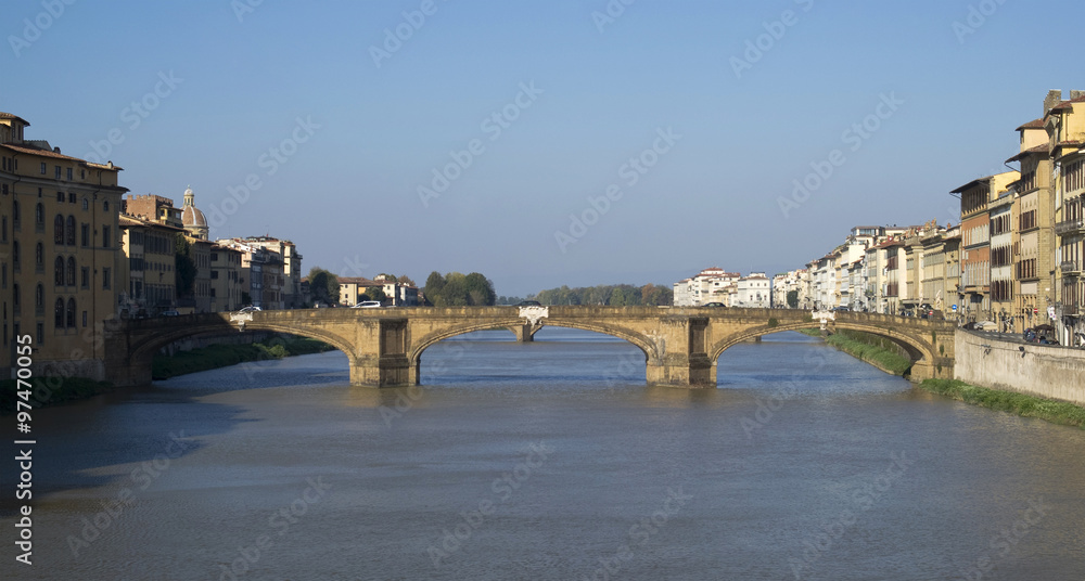 Bridge on the Arno river, Florence