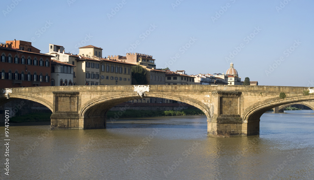 Bridge on the Arno river, Florence