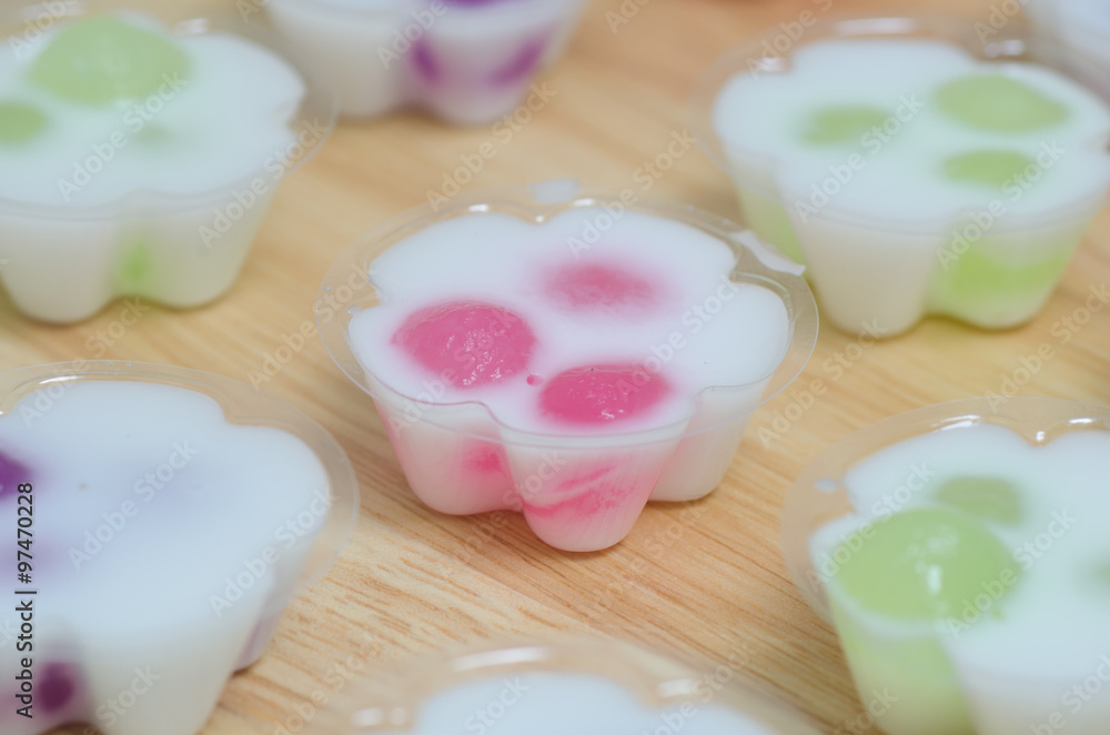 thai coconut jelly thai coconut jelly