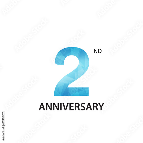 anniversary abstrack triangle